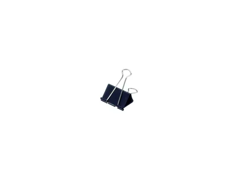 Papierklem MAULy 214 foldback 50mm zwart 12 stuks