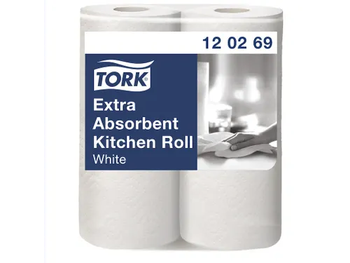 Tork 120269 Extra Absorberende Keukenrol Premium 2-laags 2 rollen