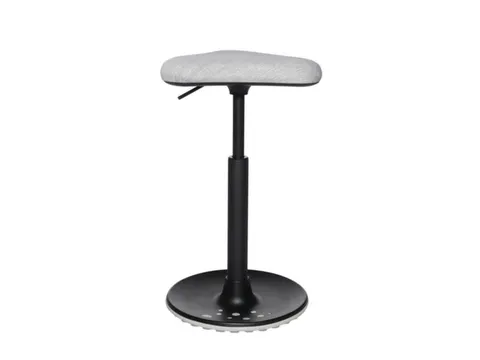 Zit-/stahulp Beweeglijk Zitmechanisme Triangelzitting Grijs Stof