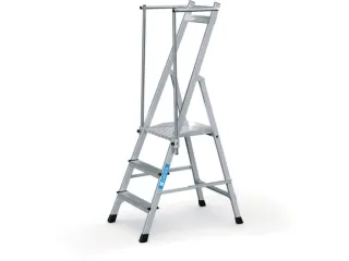 platformladder,bordes HxBxD 740x400x400mm,3trede(n),aluminium - 2