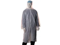 Bezoekersjas polyethyleen 18 mu - One size