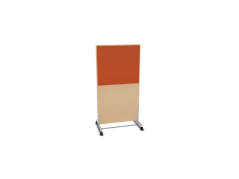 scheidingswand,HxB 1545x800mm,NE-esdoorn,BN3012-oranje