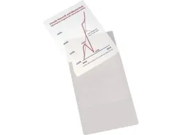 zichtpaneel,DIN A4,staand,grijs,achterzijde magnetisch