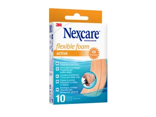 Wondpleister Nexcare active flexible foam waterbestendig 6x10cm 10 stu - 5