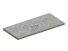 legbord,v. systeemstelling,BxD 1300x600mm,vakl. 230kg