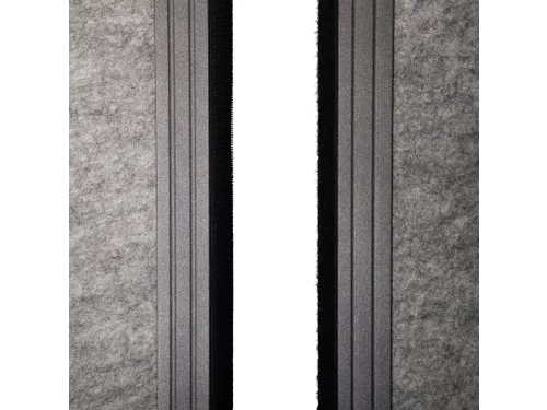 MAULcocoon Scheidingswand Akoestisch 100x180cm Grijs voet Antraciet