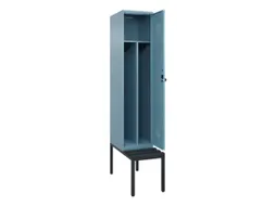 locker met bank,voor scheiding van kleding,HxBxD 2120x400x815mm,1vak