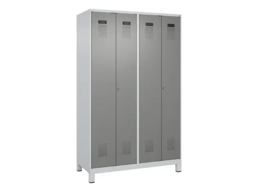 locker voor scheiding van kleding,HxBxD 1950x1200x500mm,4vak