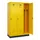 locker voor scheiding van kleding,HxBxD 1950x1200x500mm,3vak
