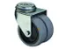 roulettes doubles pivotantes ESD,force 80kg,bandage caoutchouc