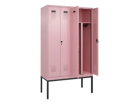 PBM-locker,HxBxD 2120x1200x500mm,4vak,vak B 300mm,draaigrendel