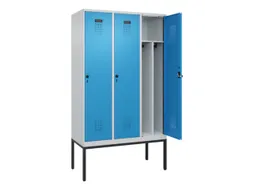 locker voor scheiding van kleding,HxBxD 2120x1200x500mm,3vak
