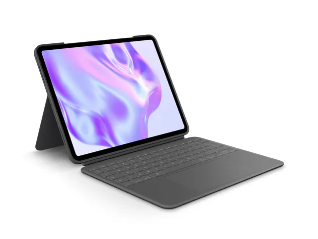 Etui clavier Combo Touch iPad Pro (1,2,3 gen) QWERTY Anglais GB gris