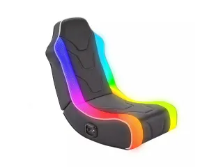 Xrocker Chimera Floor Gaming stoel zwart 5140301 PU leer 80kg RGB - 1