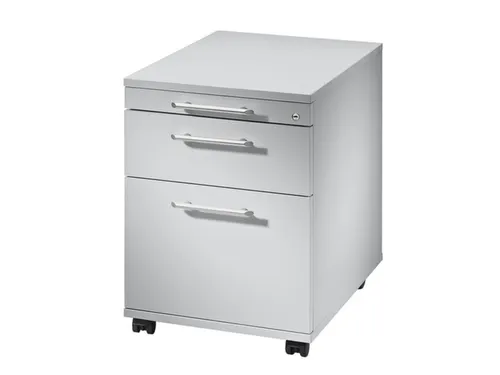 Ladenblok Wit 590x430x580mm Pennenlade 1lade Hangmappenlade Stanggreep
