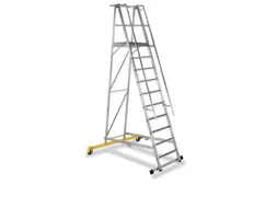 Platformladder Aluminium Bordes H X B X D 2600X 600X 630Mm 10Treden