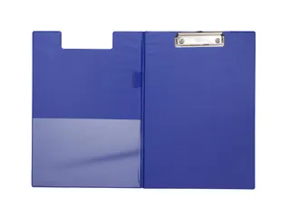 Klembordmap MAUL A4 staand PVC met penlus en insteek blauw - 2