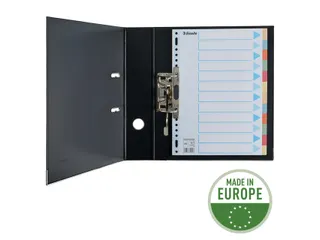 Tabbladen Esselte Premium A4 12-delig karton 23-rings assorti - 6