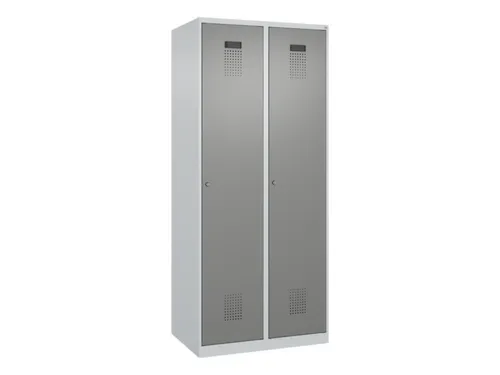 locker voor scheiding van kleding,HxBxD 1850x800x500mm,2vak