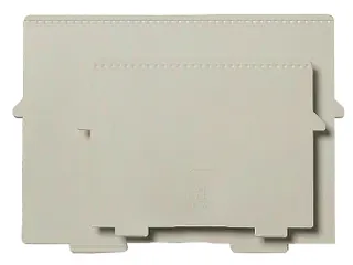 Scheidingsplaat Kaartenbak Multiform A6 Dwars Grijs - 1