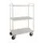 etagewagen,draagverm. 400kg,3etage(s),laadvl. LxB 940x540mm,staaletage