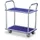 Lichte Tafelwagen 120kg 750x480mm 2 Etages Staalplaat