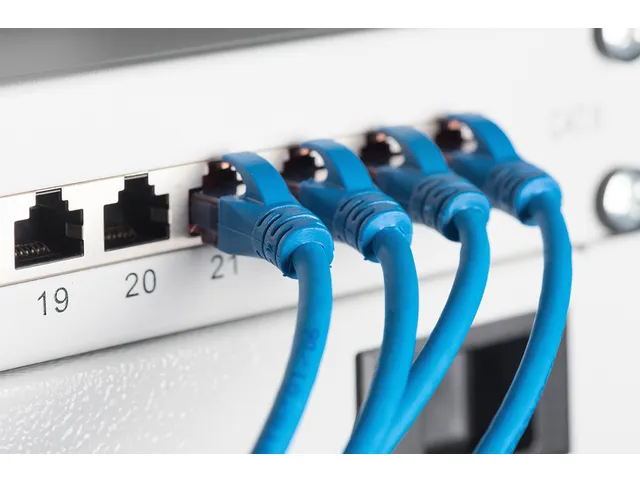 CAT 6, klasse E patchpaneel 24 poorts