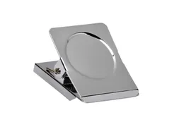 Papierklem MAUL magnetisch vierkant 40mm capaciteit 25mm zilver