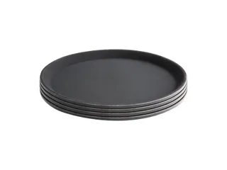 Dienblad Olympia Kristallon antislip 40.6cm PP zwart - 3