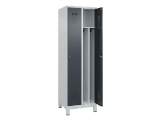 locker voor scheiding van kleding,HxBxD 1950x600x500mm,2vak - 1
