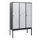 locker,HxBxD 1950x1200x500mm,3vak,vak B 400mm,draaigrendel