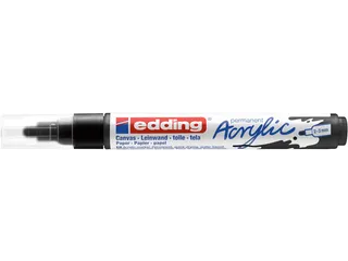 Acrylmarker edding e-5100 medium zwart - 2