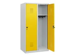 schoollocker,HxBxD 1530x800x500mm,2vak,vak B 400mm,draaigrendel