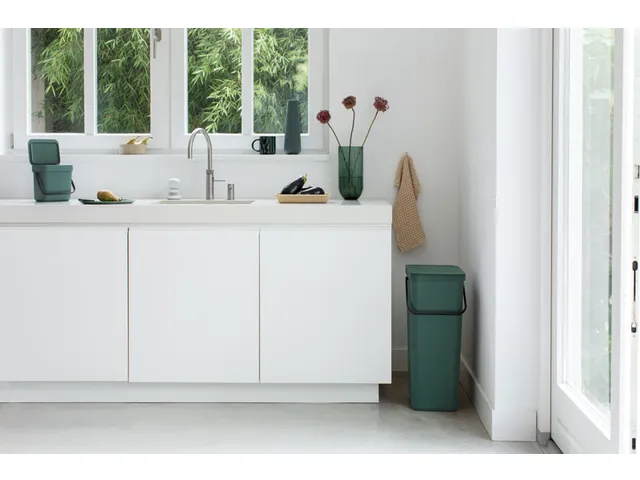 Afvalemmer Sort & Go 40 Liter Groen