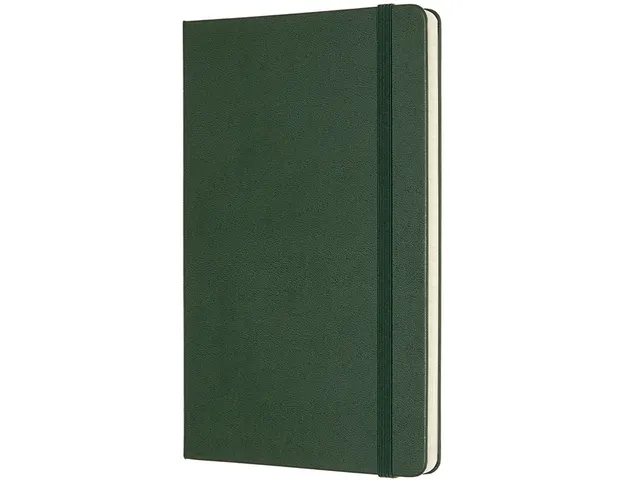 Carnet de notes Moleskine XL 130x210mm ligné rigide vert myrte