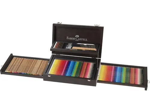 Kleurpotloden Faber-Castell Art&Graphic houten kist
