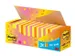 Memoblok 3M Post-it 654 76x76mm neon assorti 21 + 3 gratis