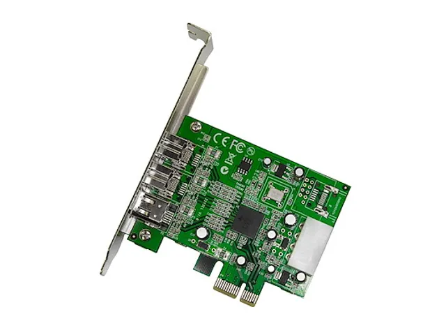 3-poort 2b 1a 1394 PCI Express FireWire Adapterkaart