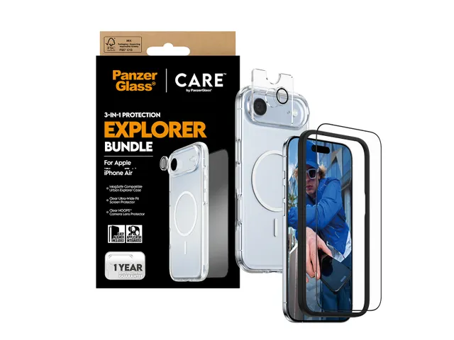 PanzerGlass | CARE by 3-in-1 Flagship Explorer Bundle iPhone Air