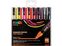 Paintmarker Pc-5m, Set à 8 Markers Assorti Warme Kleuren