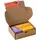 Verzenddoos Modulbox Binnenformaat 140x101x43mm Bruin