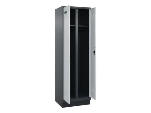 locker voor scheiding van kleding,HxBxD 1950x600x500mm,2vak