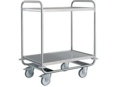 Kantinewagen Rvs Draagverm. 120Kg Laadvl. Lxb 1000X600Mm 2Etages