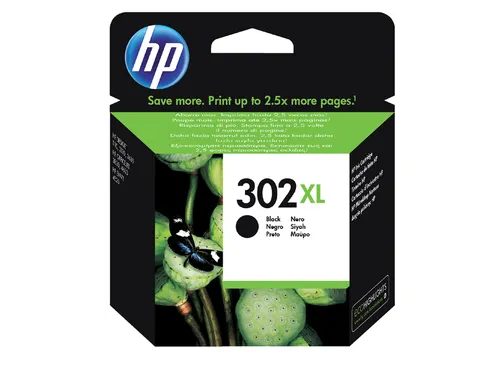 HP 302XL Inktcartridge F6U68AE Zwart High Capacity Origineel