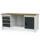 werkbank,m. achterwand,HxBxD 859x2000x750mm,multiplexblad