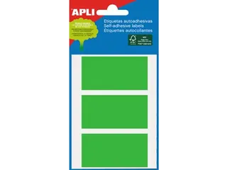 Apli Gekleurde Etiketten 34x67mm Groen - 1