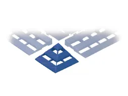 Hoekstuk Hd-pe Lxbxh 110x110x25mm Blauw