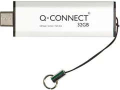 Q-connect USB stick type C 3.2 Gen1 32 GB Zilver