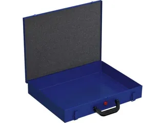 assortimentskoffer,HxBxD 70x440x370mm,0bakken,staal,koffer blauw - 1