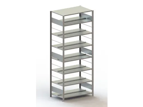 dossierstelling,grondveld,HxBxD 2500x1056x336mm,vaklast 80kg